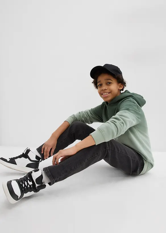 Sweat &agrave; capuche effet ombr&eacute;, bonprix