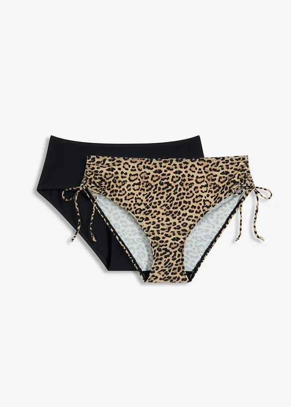 Lot de 2 bas de bikini, bonprix