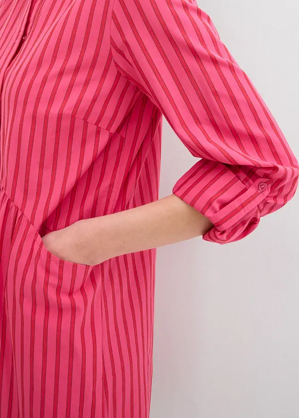 Robe à col chemise, 100% coton, bonprix