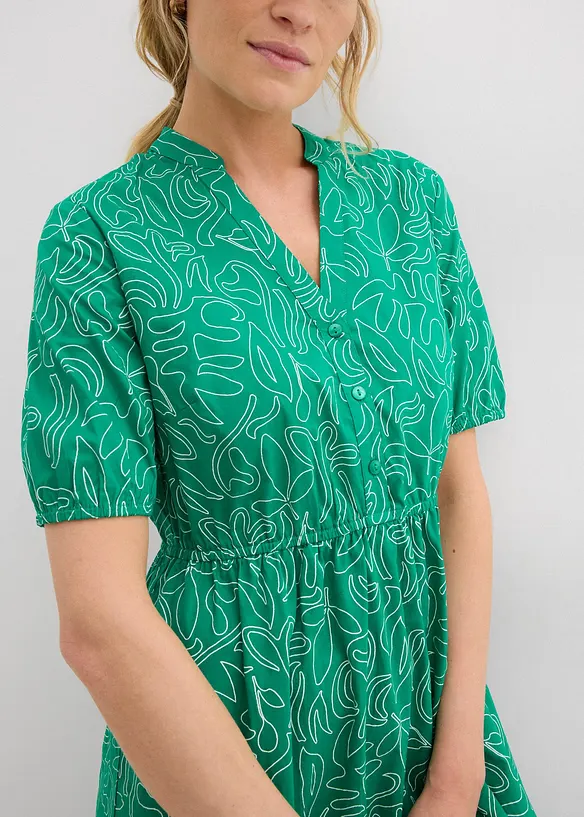 Robe midi ample, 100% coton, bonprix