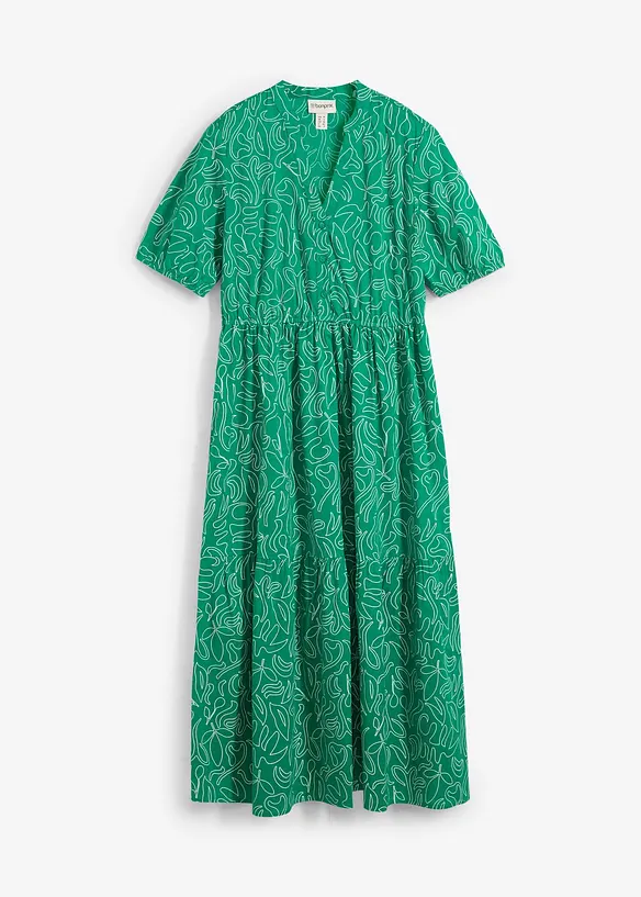 Robe midi ample, 100% coton, bonprix