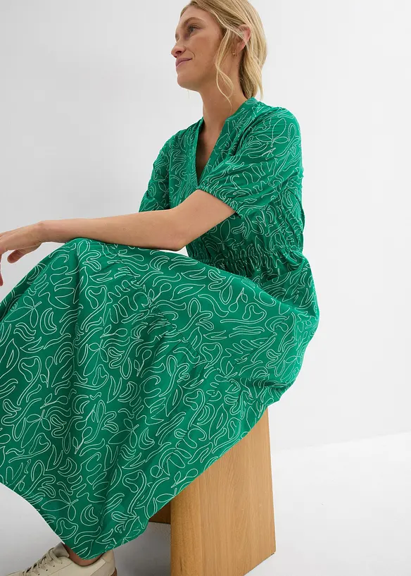 Robe midi ample, 100% coton, bonprix