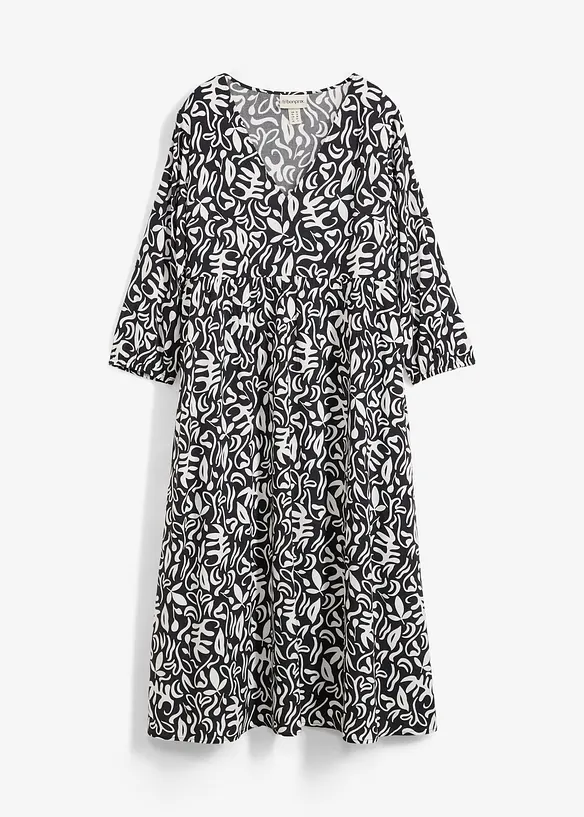 Robe midi en viscose fluide, bonprix