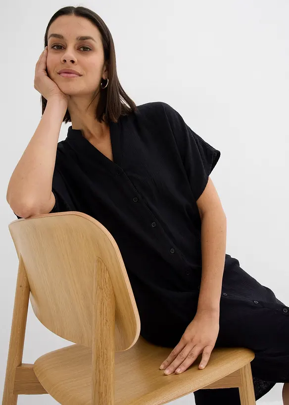 Robe-chemise 100% coton, bonprix