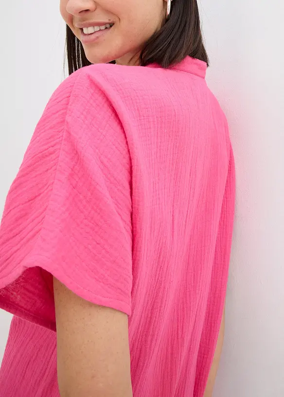 Robe-chemise 100% coton, bonprix