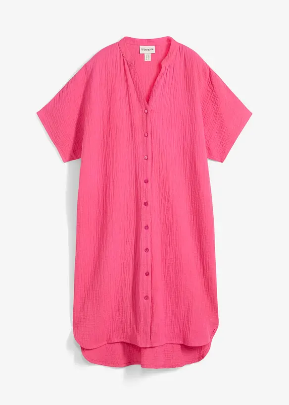 Robe-chemise 100% coton, bonprix