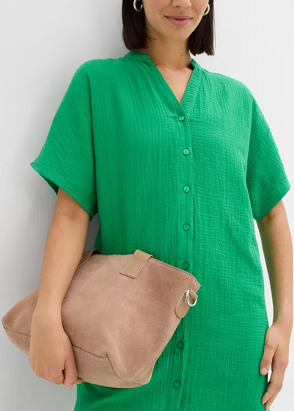 Robe-chemise 100% coton, bonprix