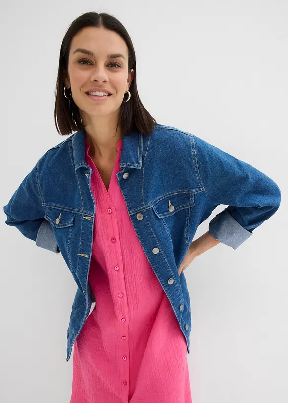 Robe-chemise 100% coton, bonprix