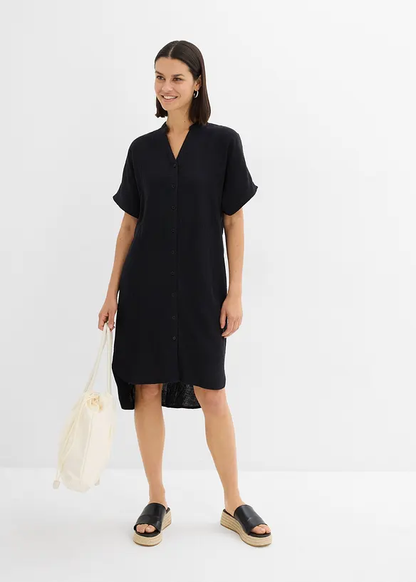 Robe-chemise 100% coton, bonprix