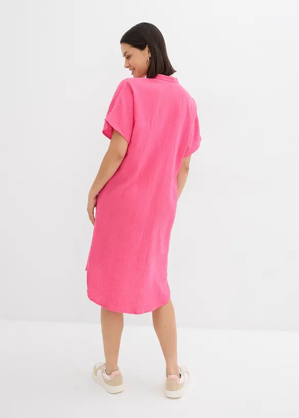 Robe-chemise 100% coton, bonprix