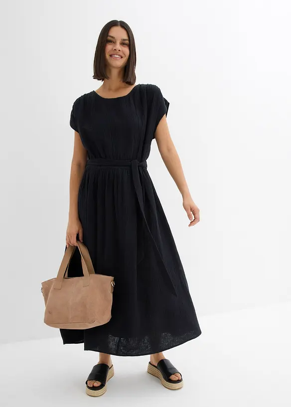 Robe midi 100% coton, bonprix