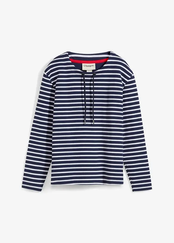 Sweat-shirt en matière texturée, bonprix