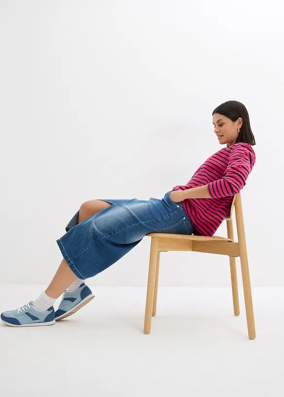 Sweat-shirt en mati&egrave;re textur&eacute;e, bonprix