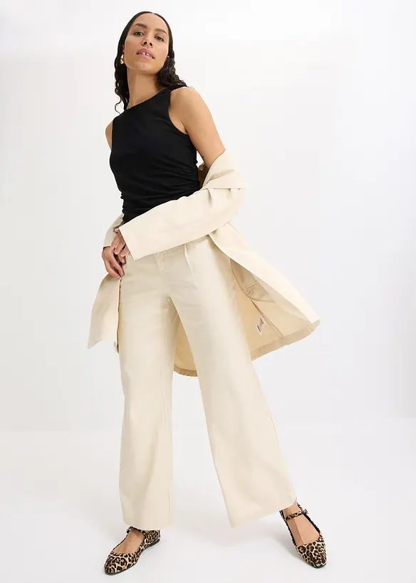 Top en jersey twisté, bonprix