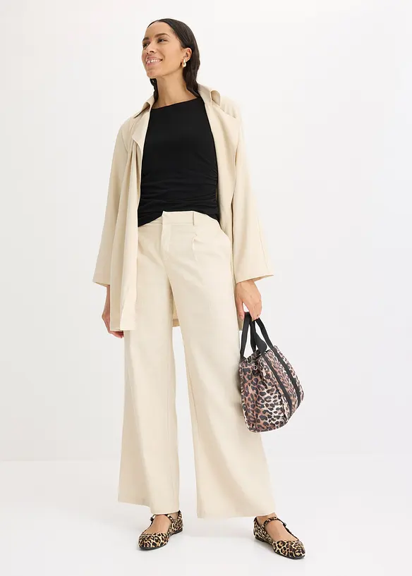 Top en jersey twisté, bonprix