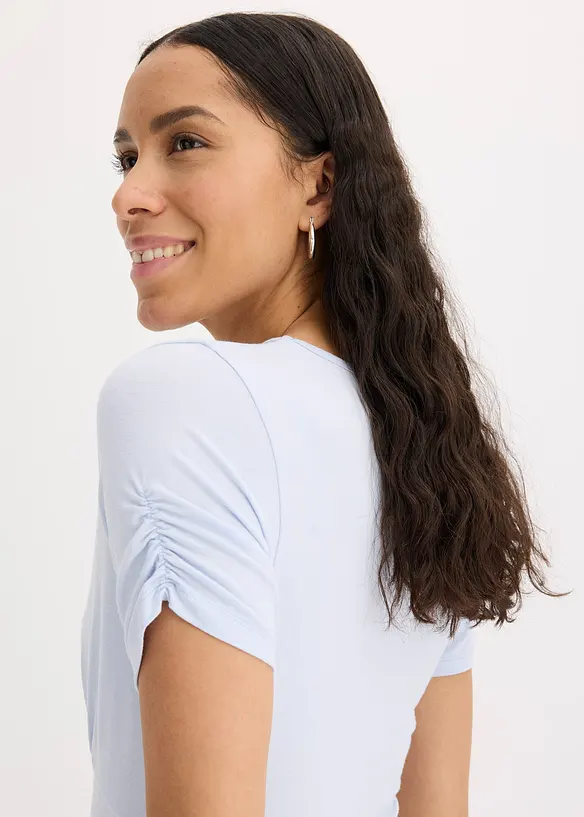 T-shirt fronc&eacute;, bonprix