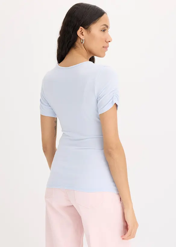 T-shirt fronc&eacute;, bonprix