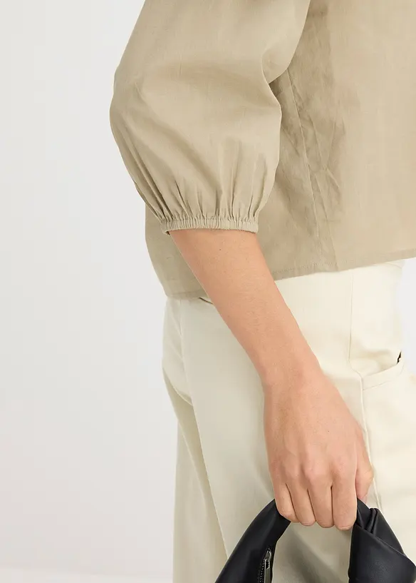 Léger chemisier à volants, bonprix