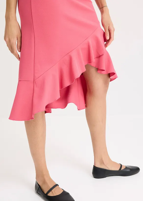 Jupe en jersey &agrave; volants, bonprix