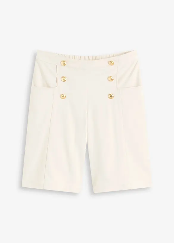Bermuda avec boutons décoratifs, bonprix