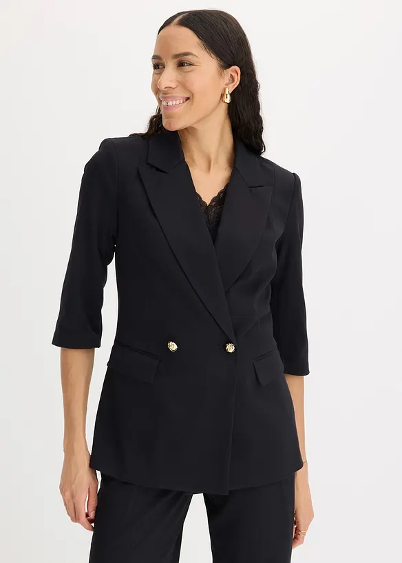 Blazer long manches 3/4, bonprix