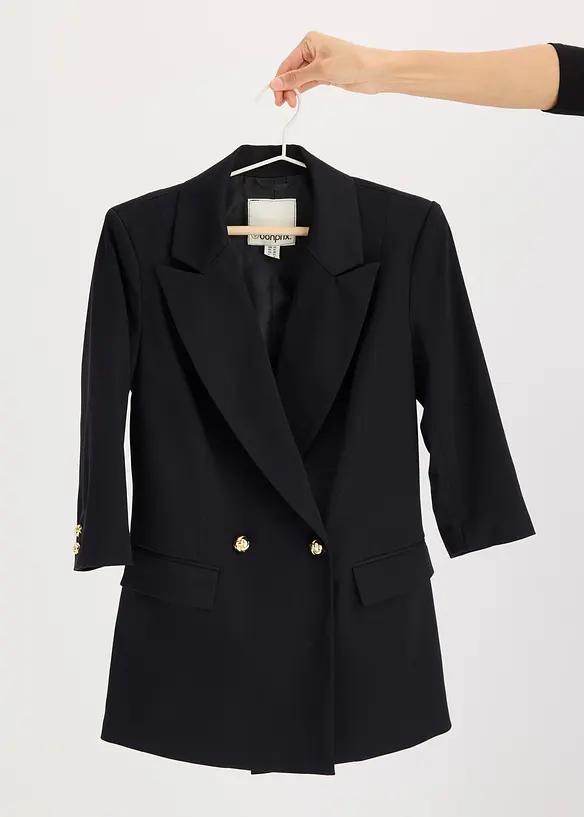 Blazer long manches 3/4, bonprix