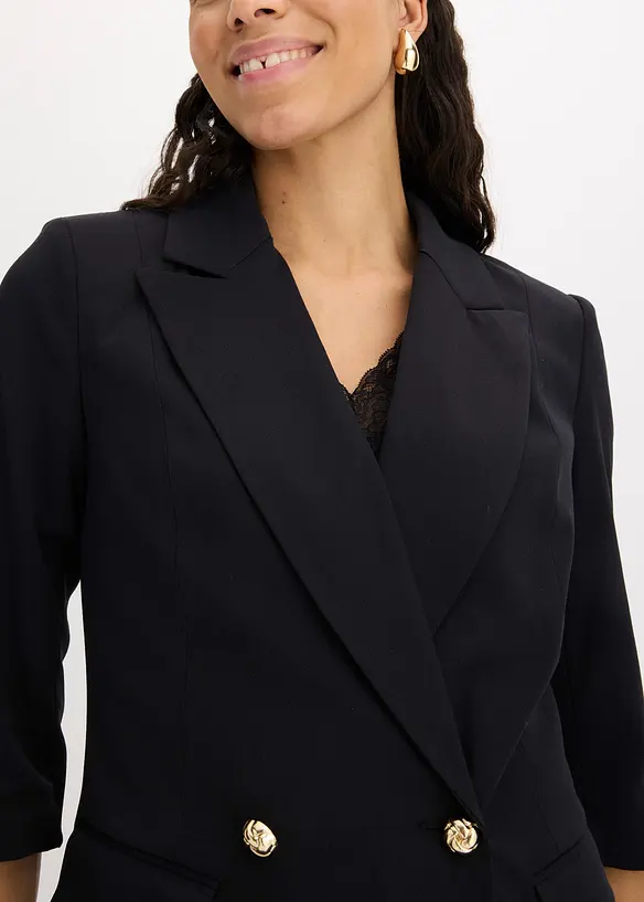 Blazer long manches 3/4, bonprix