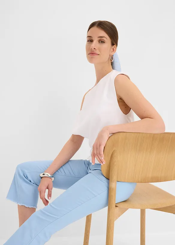 Pantacourt en coton extensible, bonprix