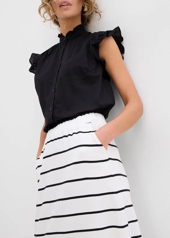 Jupe longue 100% coton, bonprix