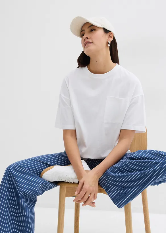 Pantalon en twill 100% coton, bonprix