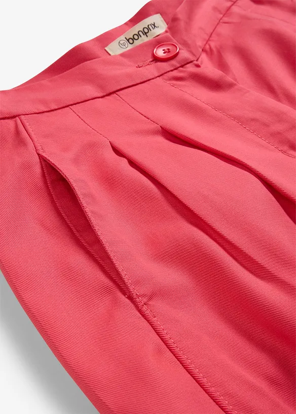 Pantalon à pinces en Lyocell fluide, bonprix