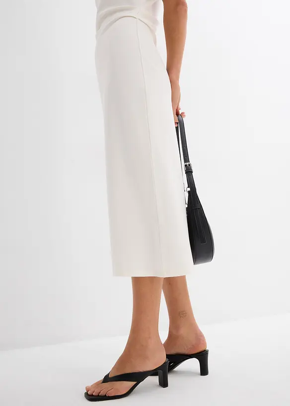 Robe midi en douce viscose mélangée, bonprix