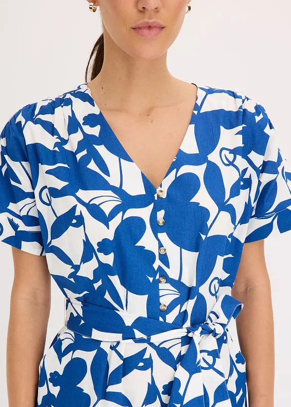 Robe-chemise à jupe dansante, bonprix