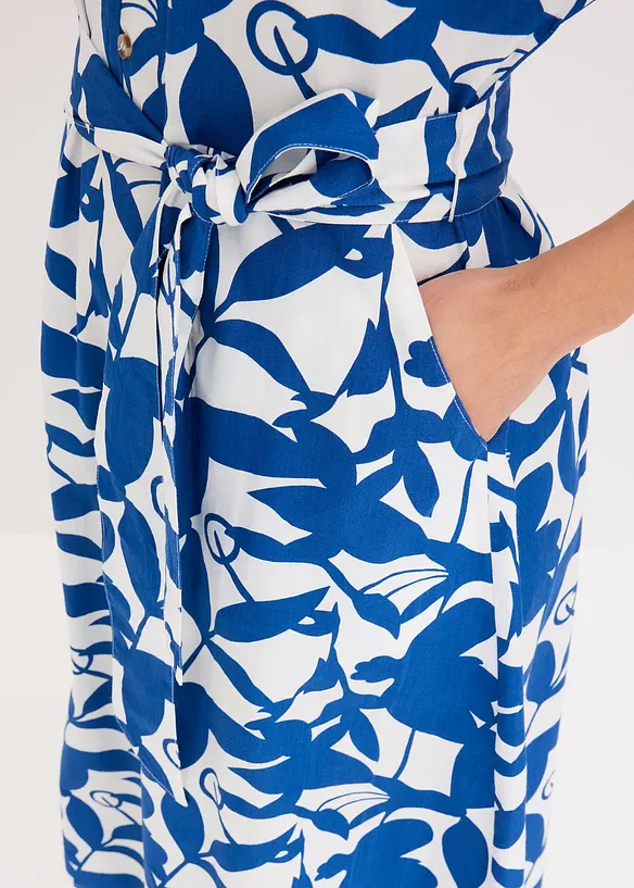 Robe-chemise à jupe dansante, bonprix