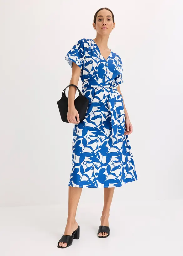 Robe-chemise à jupe dansante, bonprix