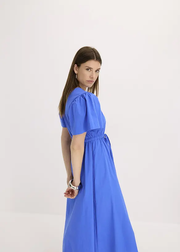 Robe midi à manches courtes et amples, bonprix