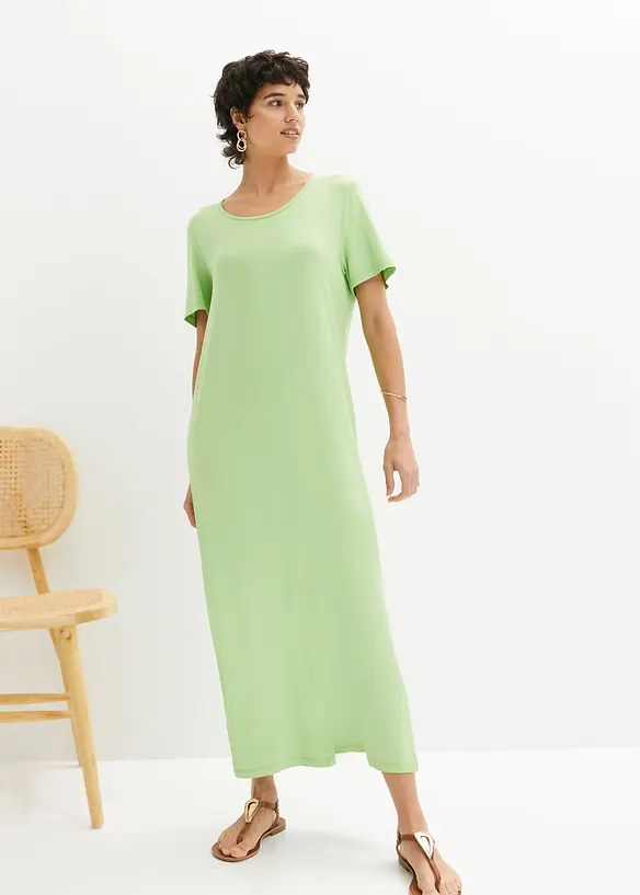Robe fluide en jersey viscose extensible, bonprix