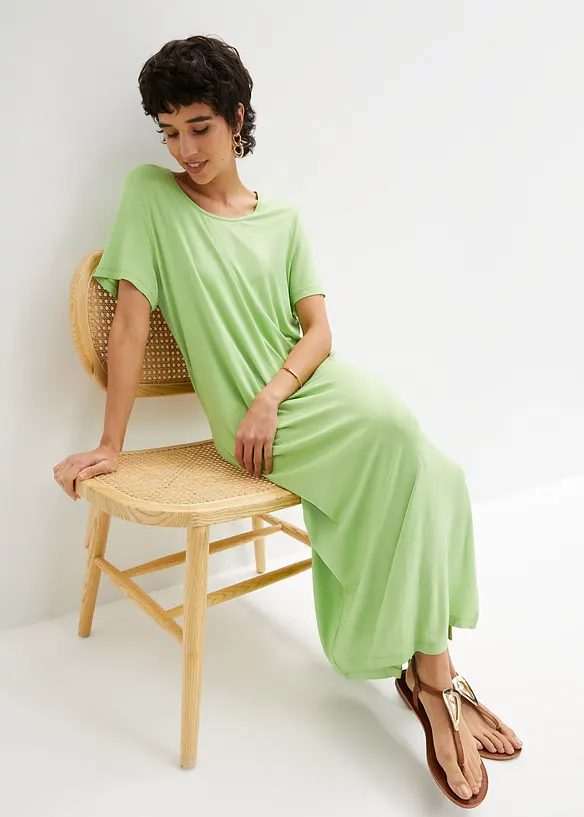 Robe fluide en jersey viscose extensible, bonprix