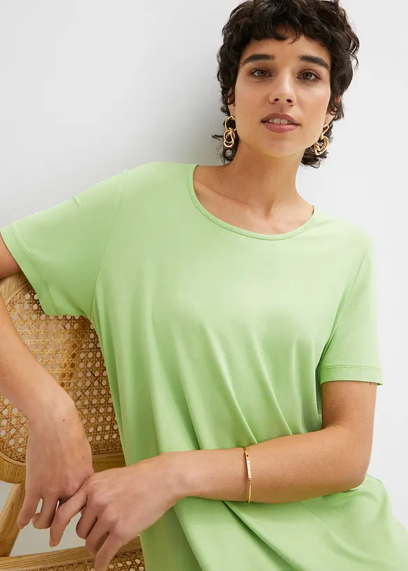 Robe fluide en jersey viscose extensible, bonprix