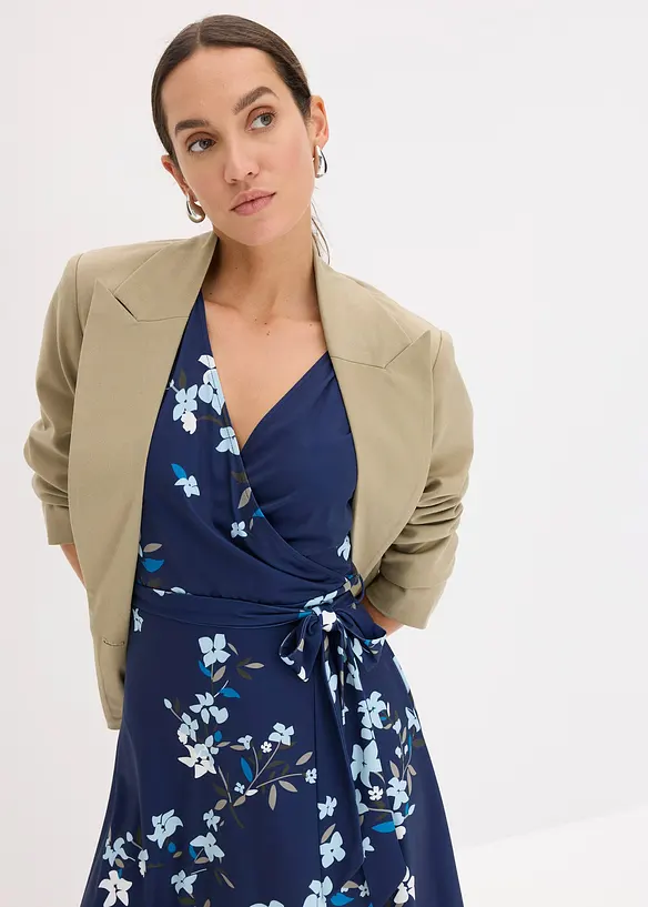 Robe en jersey style portefeuille, bonprix