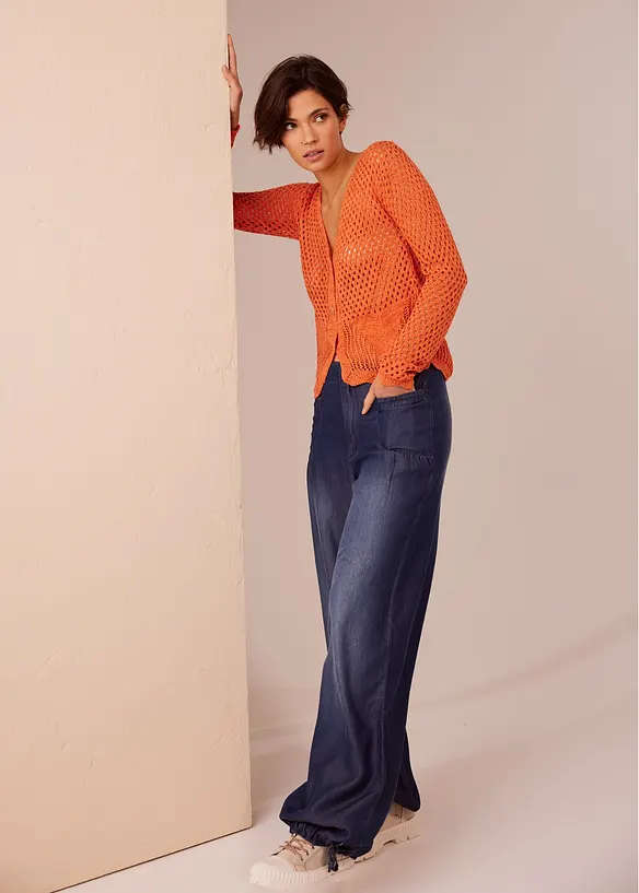 Jean large en Lyocell fluide, bonprix