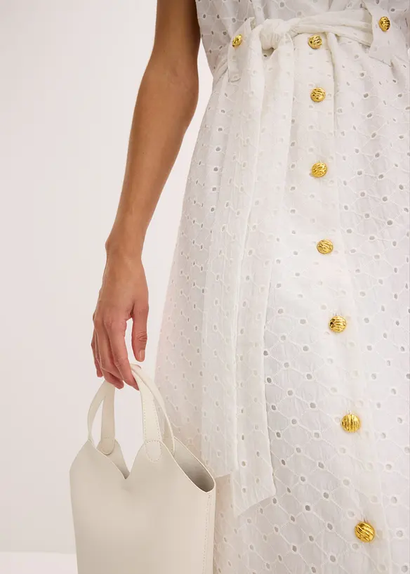 Robe-chemise en broderie anglaise, bonprix