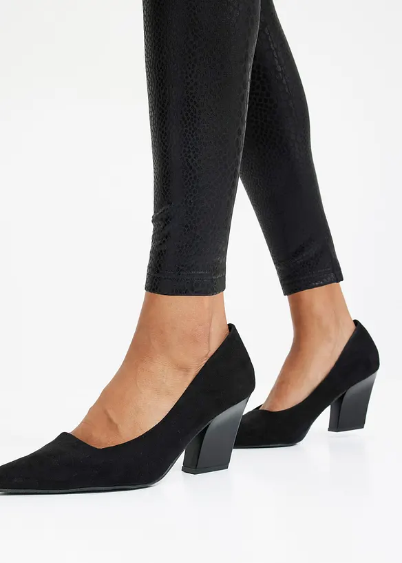 Legging en tissu enduit ultra-brillant, bonprix