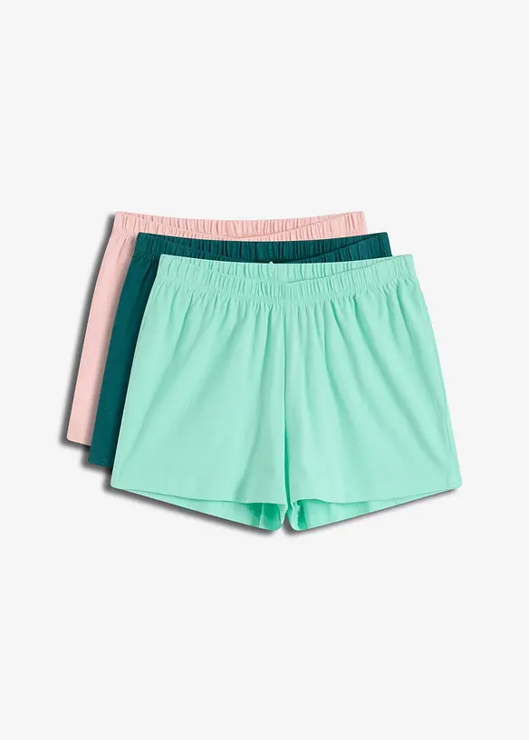 Lot de 3 shorts de pyjama, bonprix