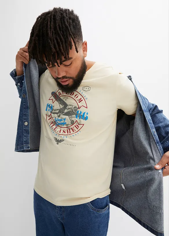 T-shirt 100% coton, bonprix