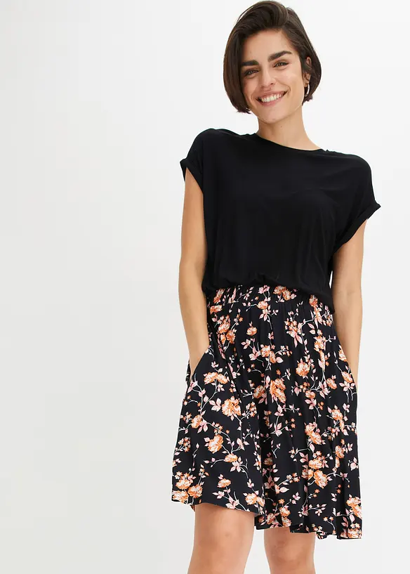 Robe en jersey viscose, bonprix