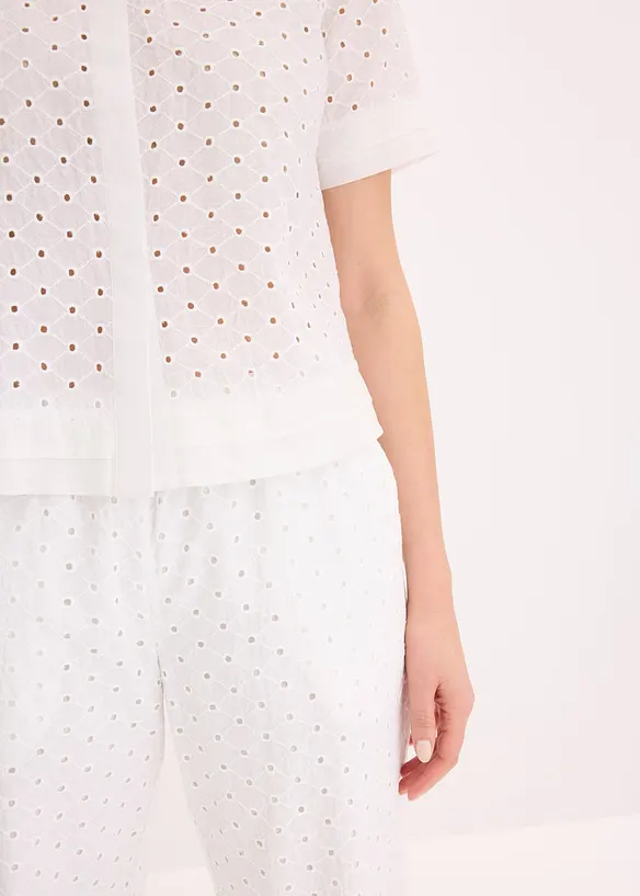 Chemisier à broderies anglaises, bonprix