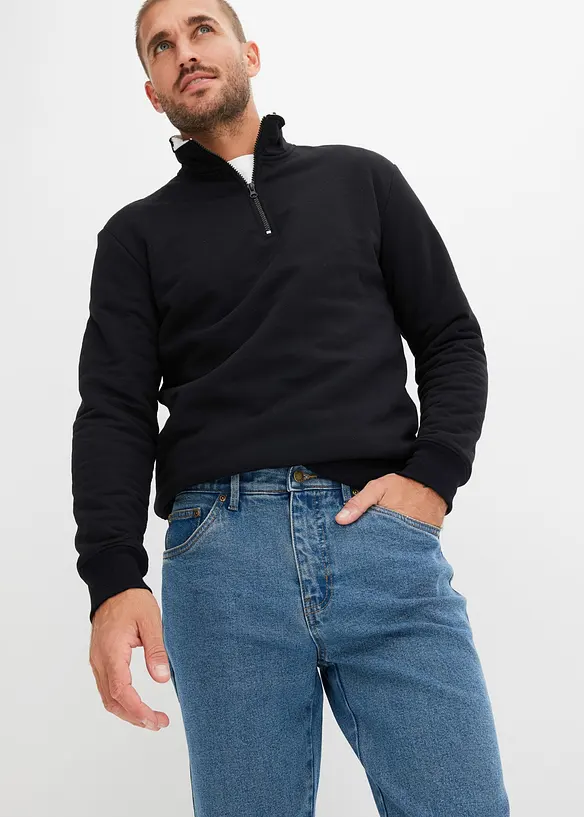 Jean droit extensible, coupe classique, bonprix