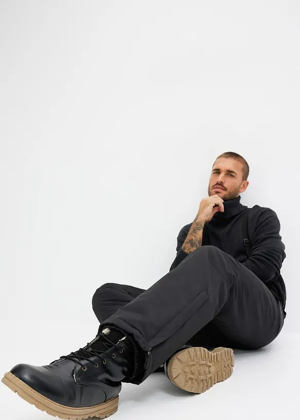 Pantalon chaud et imperméable à bretelles, bonprix