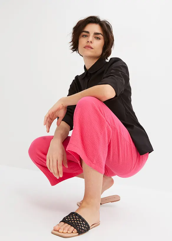 Jupe-culotte en gaze de coton, bonprix